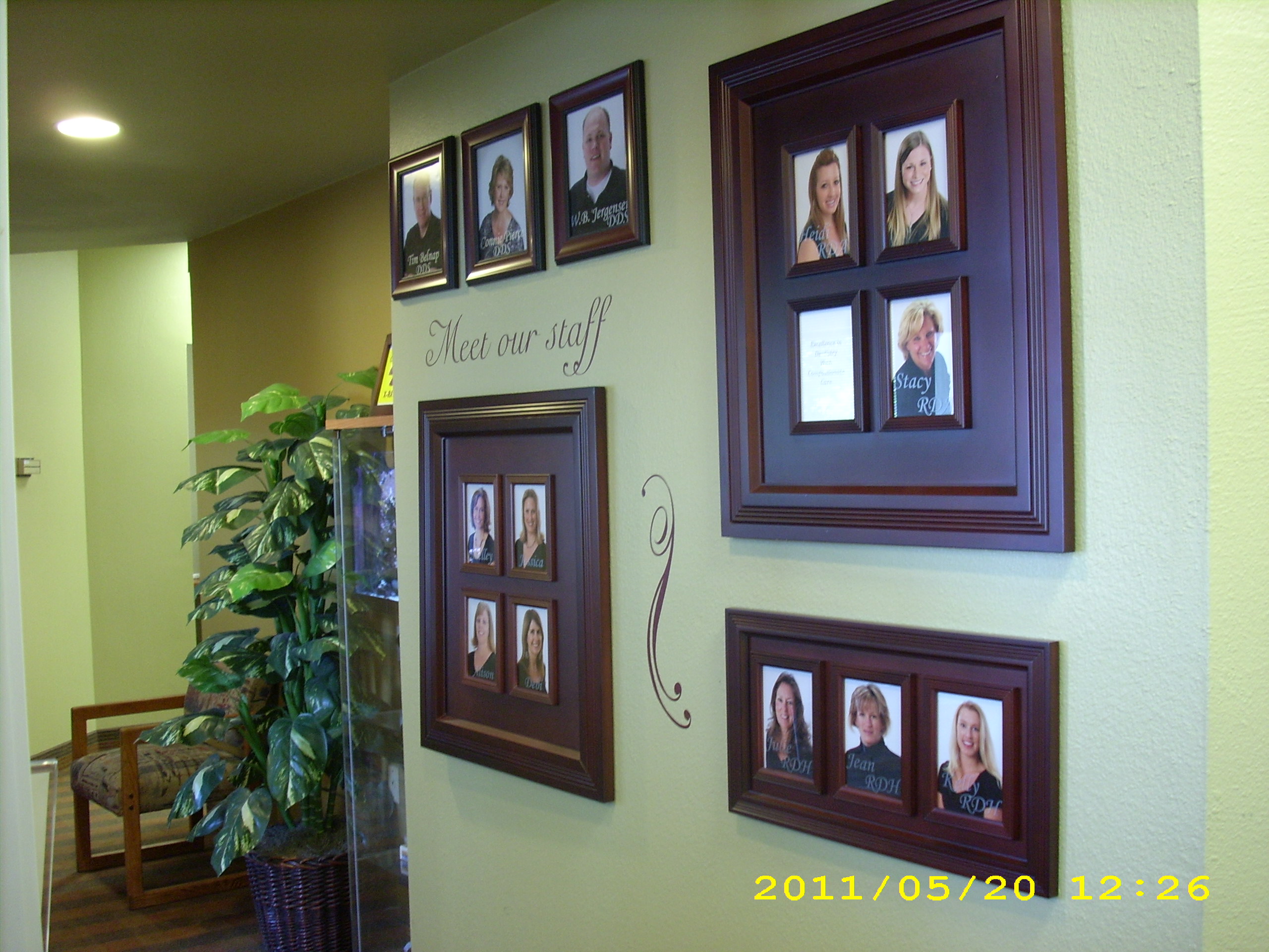 Our Staff Photo Wall